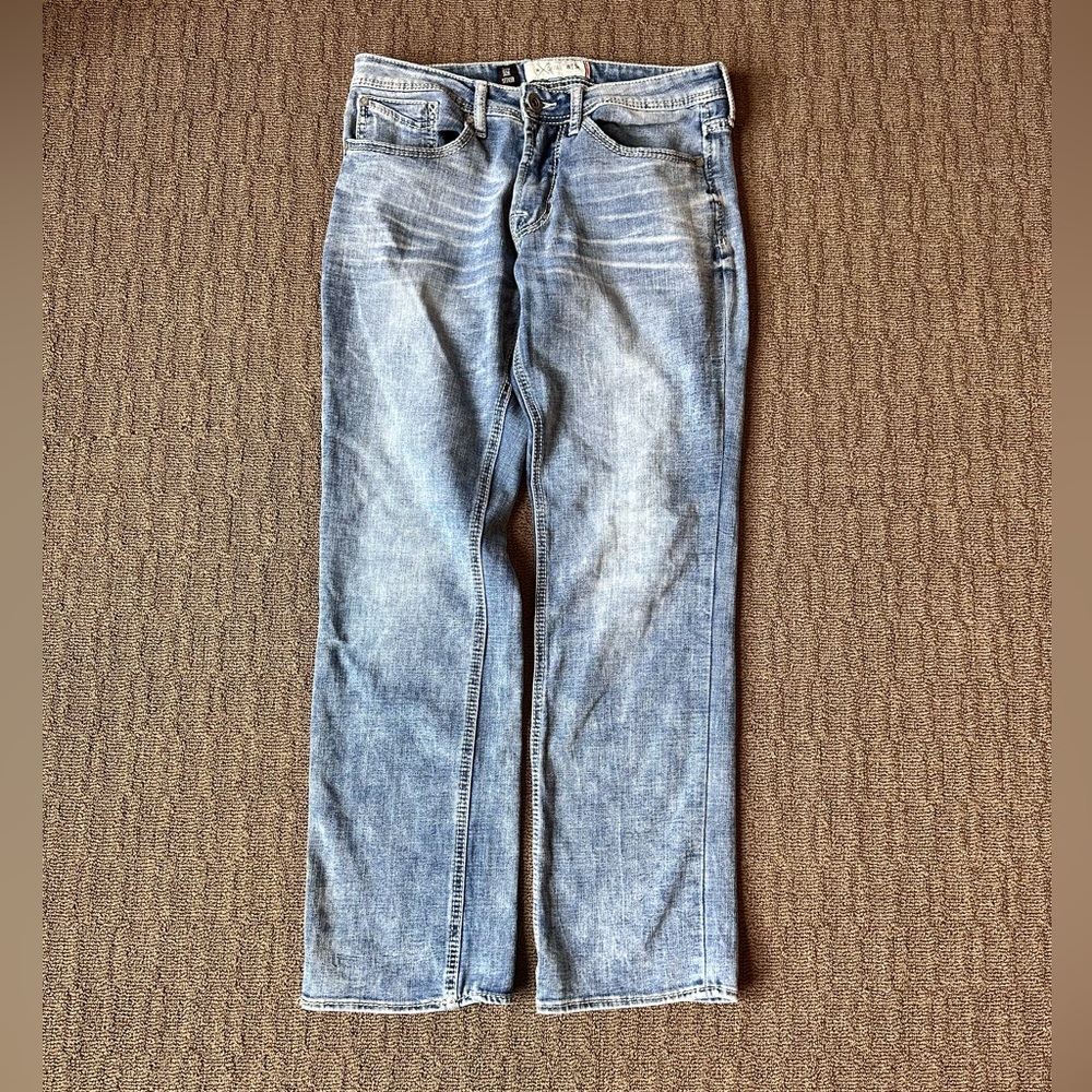 Departwest - Seeker Light Blue Straight Jeans with Vintage Appeal